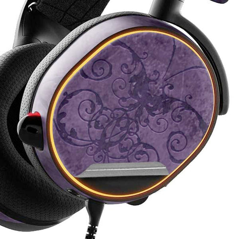 Brigid Ashwood Purple Damask Butterfly SteelSeries Arctis 3 Skin